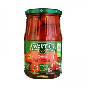 Помідори  Верес мариновані 800г.