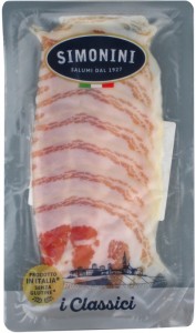 Шинка Simonini I Classici Pancetta с/в нарізка 80 г 