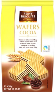 Вафлі Feiny Biscuits з какао-кремовою начинкою 450 г