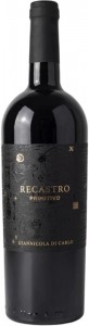 Вино Vigna madre Primitivo Recastro красное сухое 0,75 л