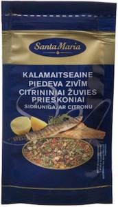 Приправа Santa Maria - Spices for Fish with Lemon до риби 23 г