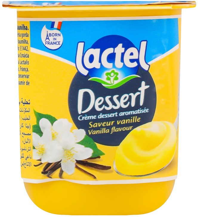 Десерт Lactel Vanilla молочний ультрапастеризований 2.9% 125г