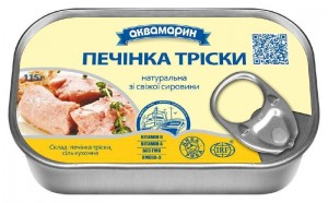 Печінка тріски Аквамарин 115 г