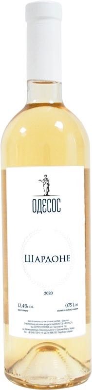 Вино Odesos Шардоне белое сухое 12,4% 0.75л