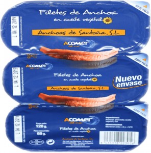 Анчоусы ANCOHOAS в подсолнечном масле 120г