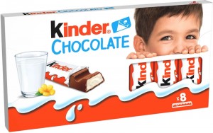 Молочний шоколад Kinder Chocolate з молочною начинкою 100 г