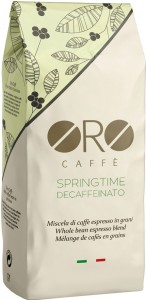 Кава в зернах ORO Decaffeinated  500г без кофеїну
