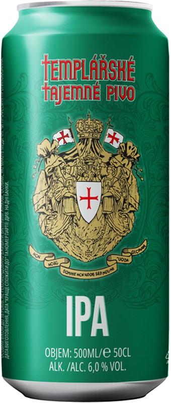 Пиво Volfas Engelman Templarske IPA світле фільтроване 6% 0,5 л