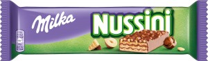 Вафля Milka Nussini з фундуком і какао 31г
