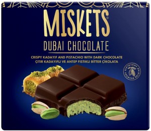 Чорний шоколад Miskets Dubai Chocolate 100 г