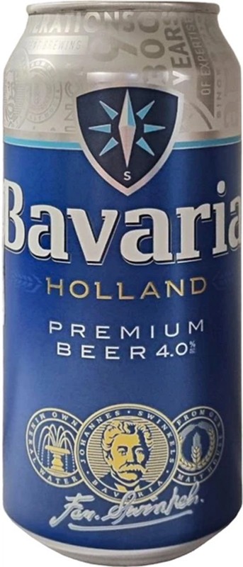 Пиво Bavaria Holland Premium светлое фильтрованное 4% 0,44 л