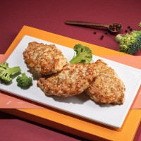 Котлета куряча з капустою броколі
