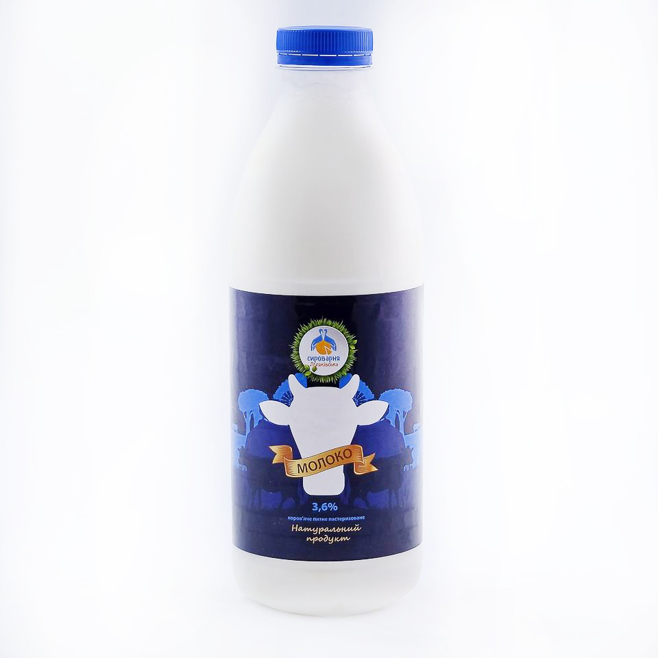 Молоко Леляковское 3,6% 1л