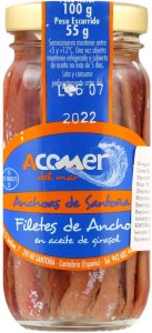 Анчоусы AComer в подсолнечном масле 100г