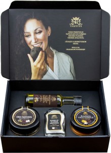 Преміум бокс Tartufi (олія, джем, соус, морська сіль з чорним трюфелем) 425г