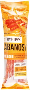 Кабаноси Дмитрук Kabanosy з м'яса птиці з додаванням сиру варено-копчені 80г