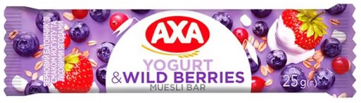 Батончик Axa Yogurt&Wild Berries зерновий 25г