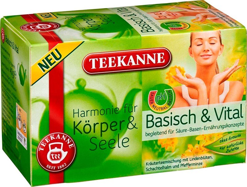 Чай Teekanne Harmony Basisch & Vital 20 пакетиков