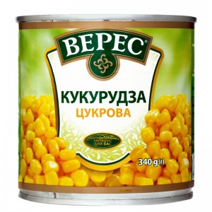 Кукуруза Верес 170г,  ж/б