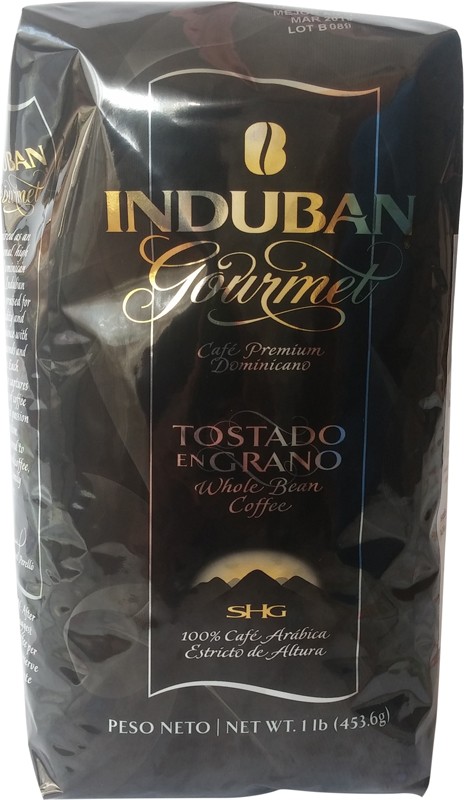 Кофе Induban Gourmet жареный в зернах 453,6 г