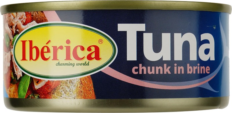 Тунец Iberica целый в собственном соку 150 г