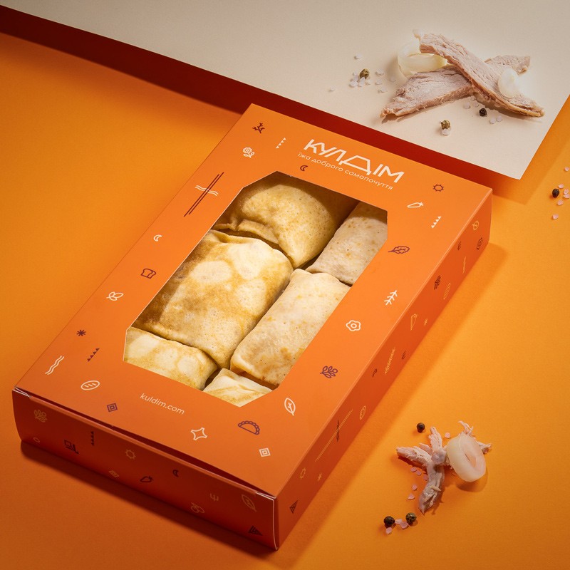 Блины с мясом п/ф