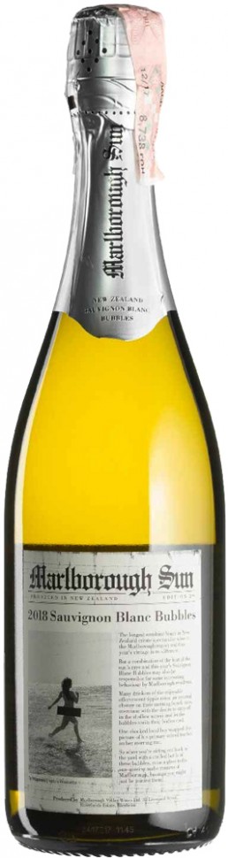 Вино ігристе Marlborough Sun Sauvignon Blanc Bubbles біле брют 12,5% 0,75 л 