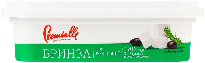Сир Бринза Premialle 35% 180 г