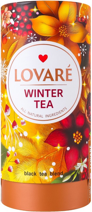 Чай Lovare Winter tea черный листовой байховый 80г