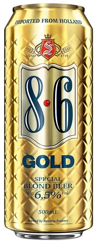 Пиво Bavaria 8.6 Gold 6,5% 0,5 л