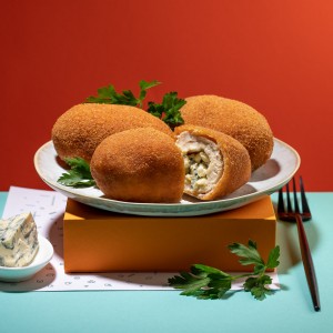 Котлети по-київськи з сиром Дор Блю