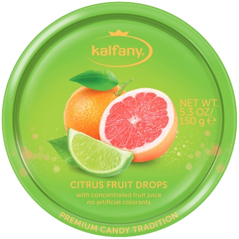Леденцы Kalfany Citrus Fruit 150г