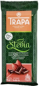 Шоколад черный Trapa 50% без сахара 75г
