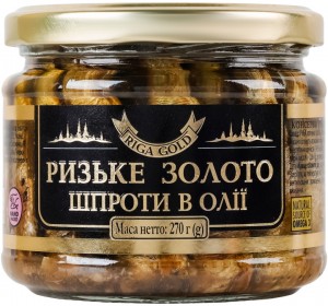 Шпроти Ризьке золото в олії 270г