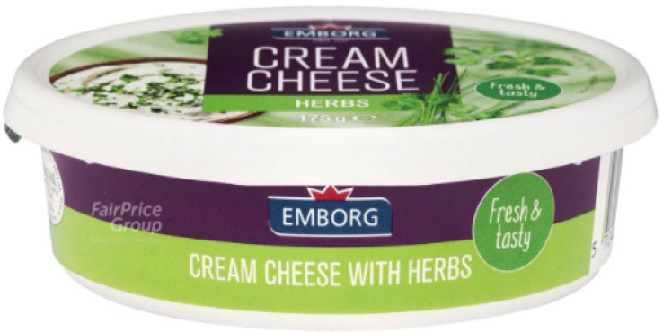 Крем-сыр Emborg с зеленью 70% 175 г