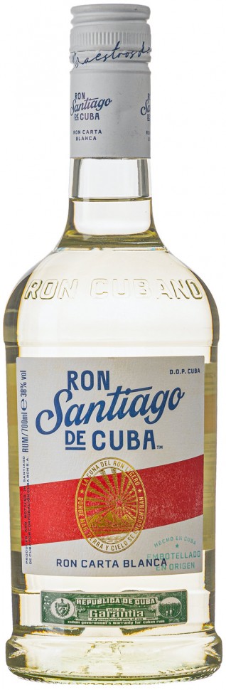 Ром Santiago De Cuba Carta Blanca 38% 0.7л