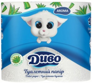Бумага туалетная Диво 4 шт/уп