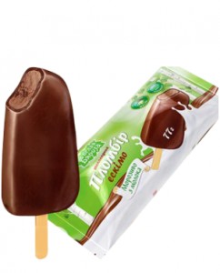 Морозиво пломбір ескімо з какао Бєлая Бяроза 77г