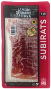 Хамон Subirats JAMON SERRANO GAS нарізка 70г