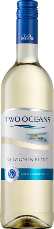 Вино Two Oceans Sauvignon Blanc белое сухое 0,75 л