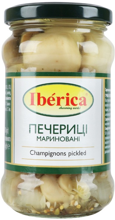 Грибы Iberica Шампиньоны маринованные 280г