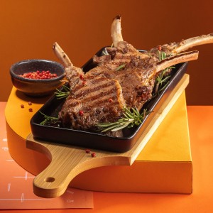 Каре телятины жареное на гриле