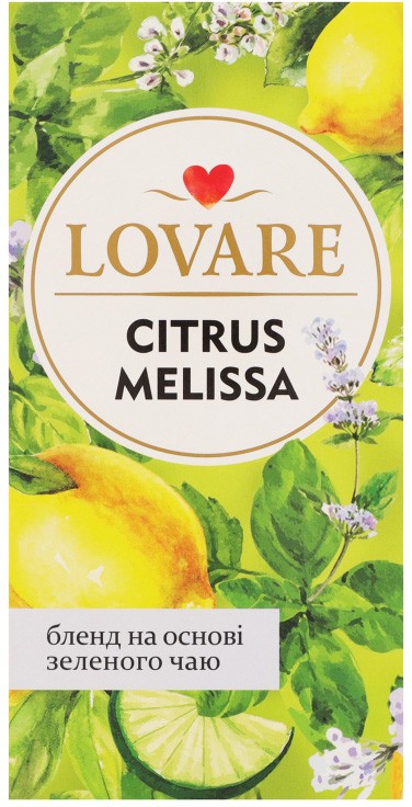 Чай Citrus melissa Lovare 24х1.5г