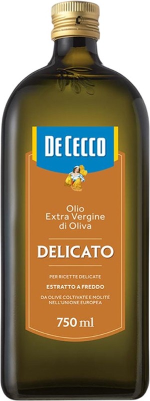 Оливкова олія De Cecco Extra Vergine Delicato 750 мл