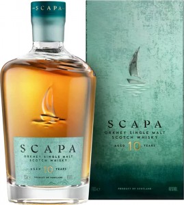 Виски Scapa Single Malt 10 лет выдержки 48% 0,7 л в подарочной коробке