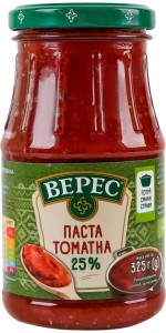 Паста томатна Верес стерилізована 25% 325г