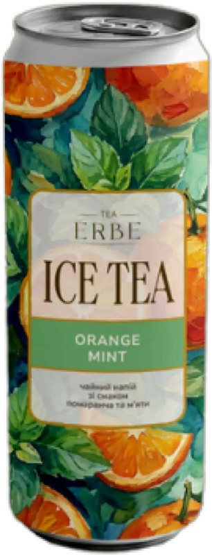 Холодный чай Erbe Ice Tea Orange Mint 0,33 л