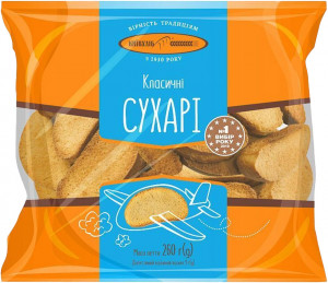 Сухарі Київхліб Класичні молочні 260г