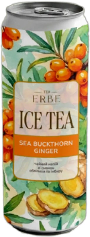 Холодный чай Erbe Ice Tea Облепиха-имбирь 0,33 л