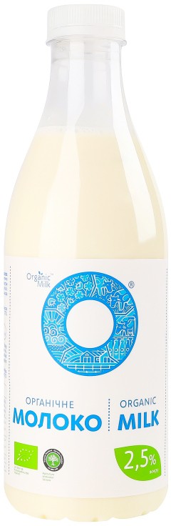 Молоко Organic Milk органічне 2.5% 900г